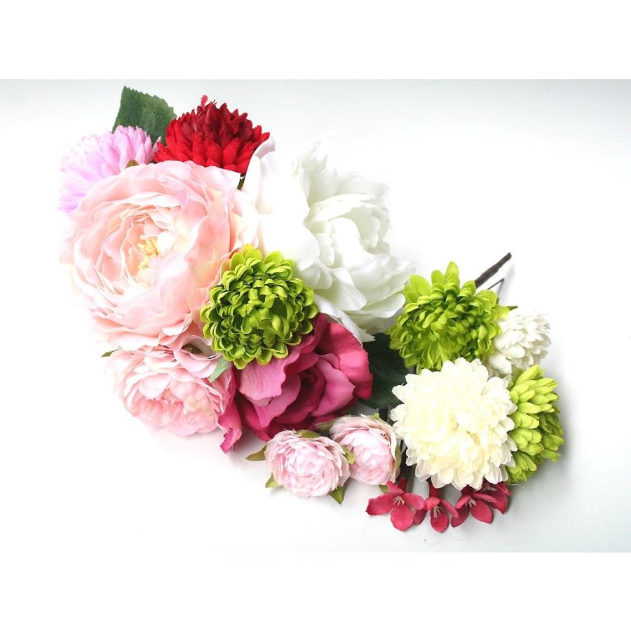 ピオニーとラナンキュラスとマムのパーツセット（９パーツ）：HA083 |  | 04