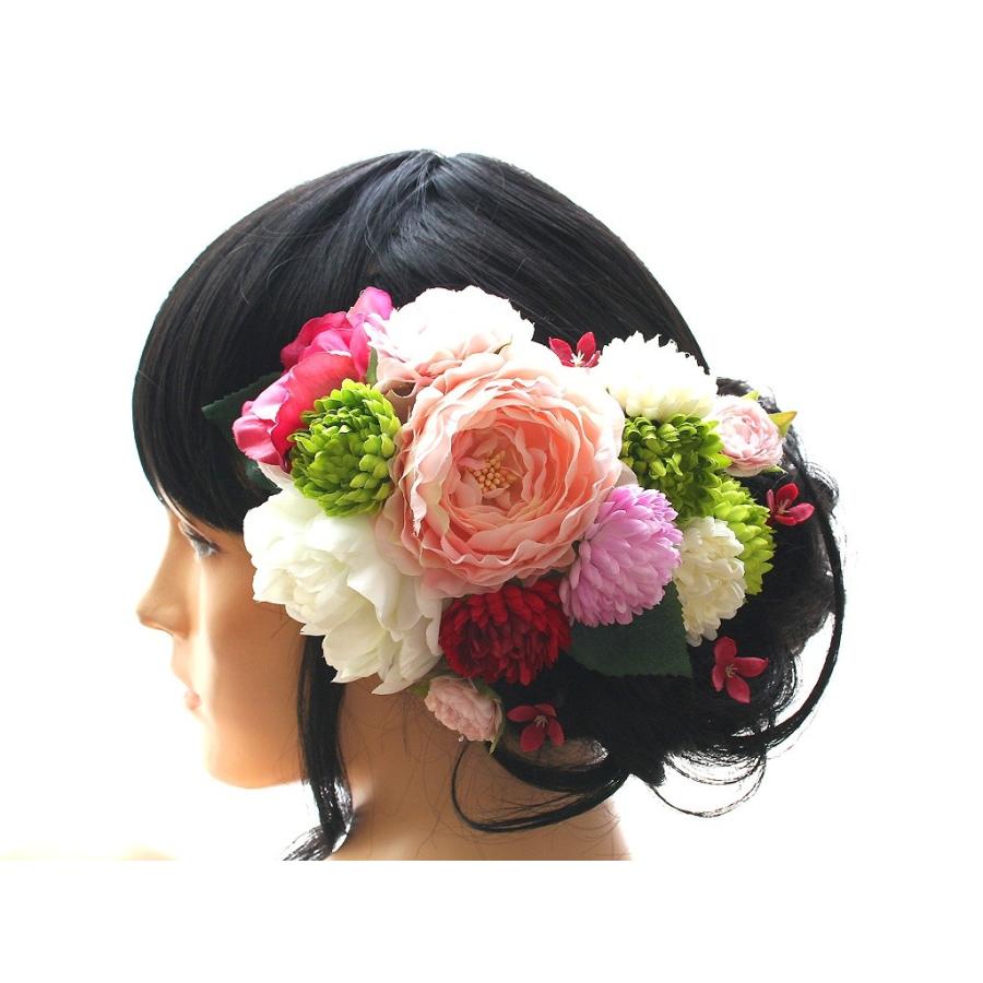 ピオニーとラナンキュラスとマムのパーツセット（９パーツ）：HA083 |  | 05