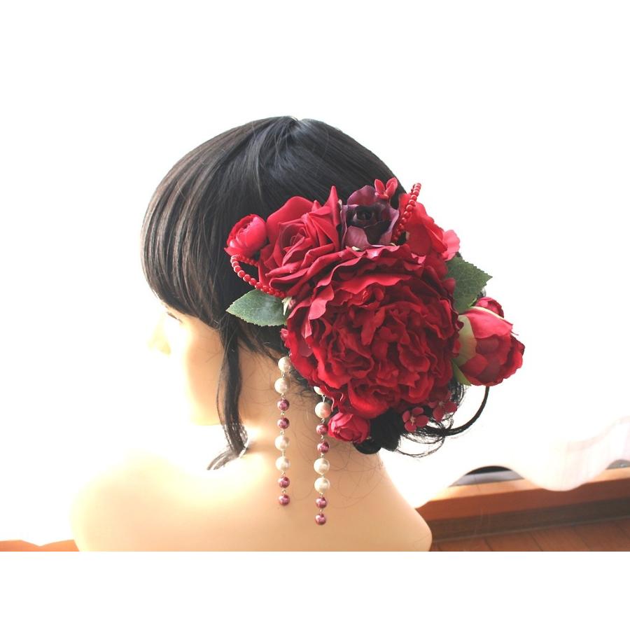 舞妓牡丹とバラのパーツセット（11パーツ）：HA042 |  | 01