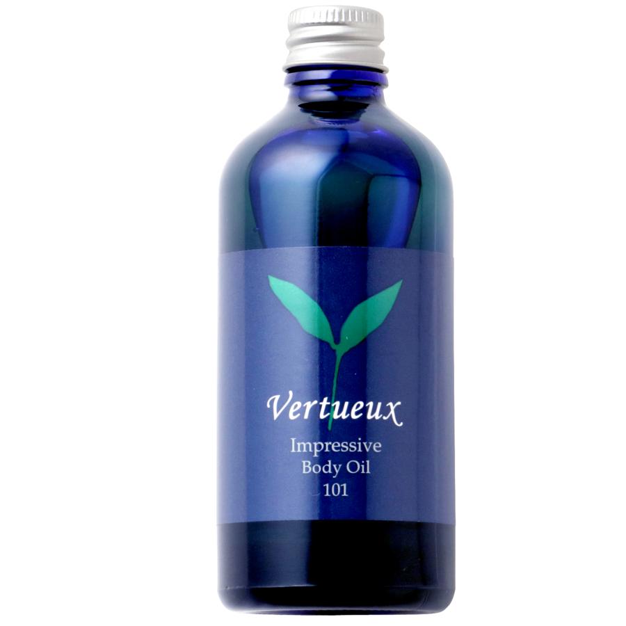 ボディオイル ヴェルトゥー公式 101 100ml インプレッシブ 美容 香り アロマ マッサージ イギリス製 ネロリ ローズマリー オーガニック エシカルコスメの画像