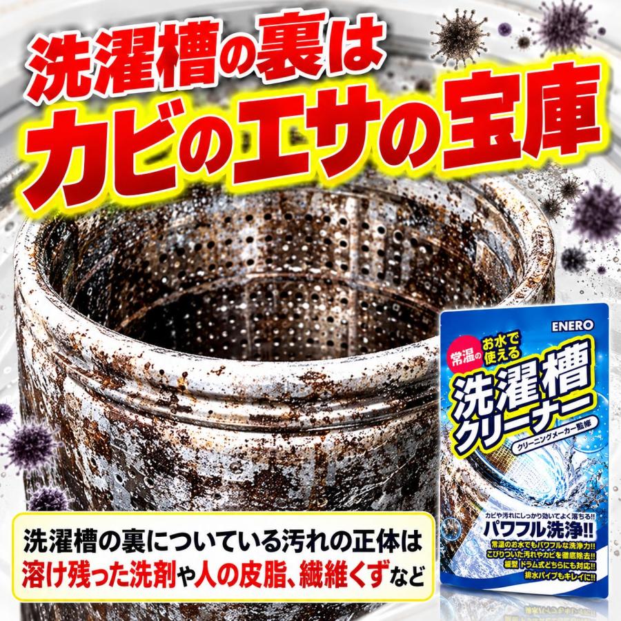 エネロ洗濯槽クリーナー掃除かびカビ取りカビ取り剤カビ対策洗濯機洗濯槽洗たく槽クリーナー洗たく槽大掃除洗濯槽のカビ取り剤酸素系 | KAMINAGA | 03