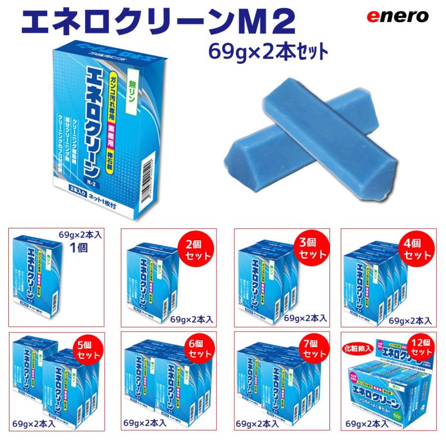 KAMINAGA 業務用洗剤エネロクリーンM-269g×2本入2個セット頑固汚れ