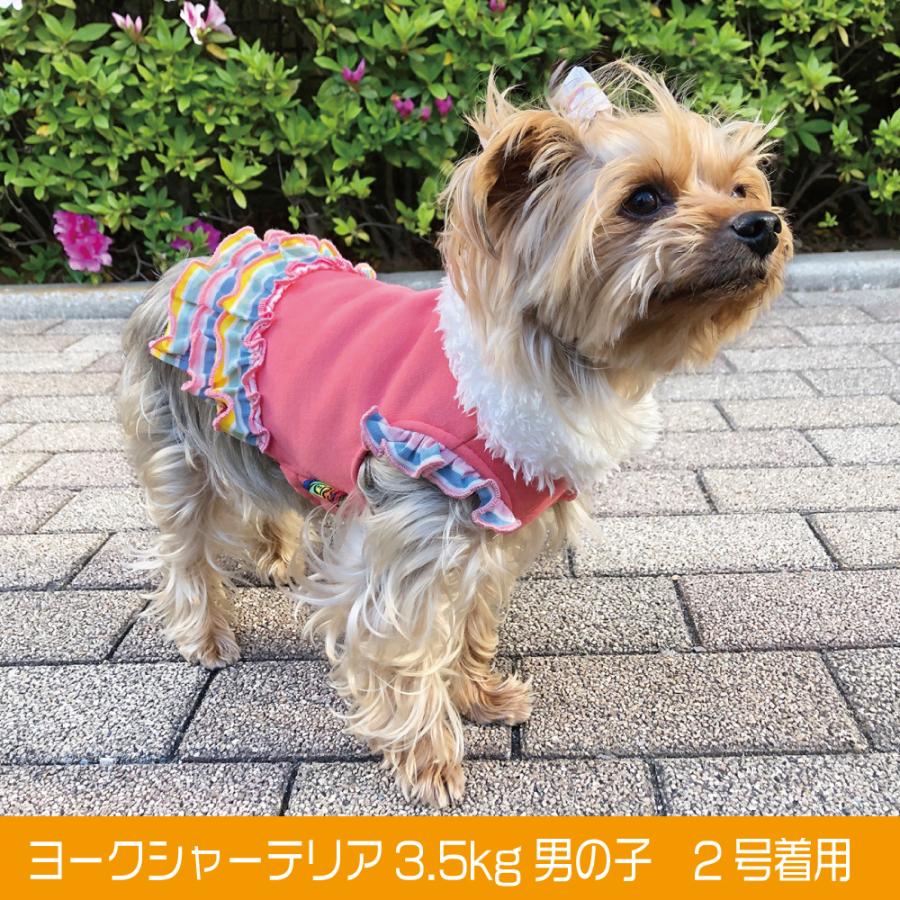 犬 服 Very防寒 秋 冬 ボーダーフリルスカート ピンク 小型犬用 年発売 ドッグウェア 在庫限り 47a01 Very Pet ヤフーショップ 通販 Yahoo ショッピング