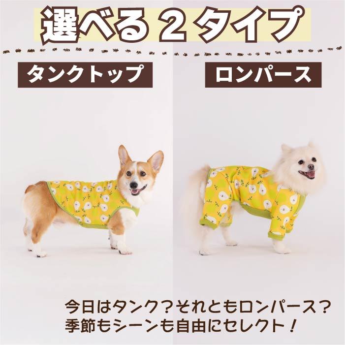 VERY 犬服 大型犬 冬服 裏起毛プリントロンパース フルーツ/ラ