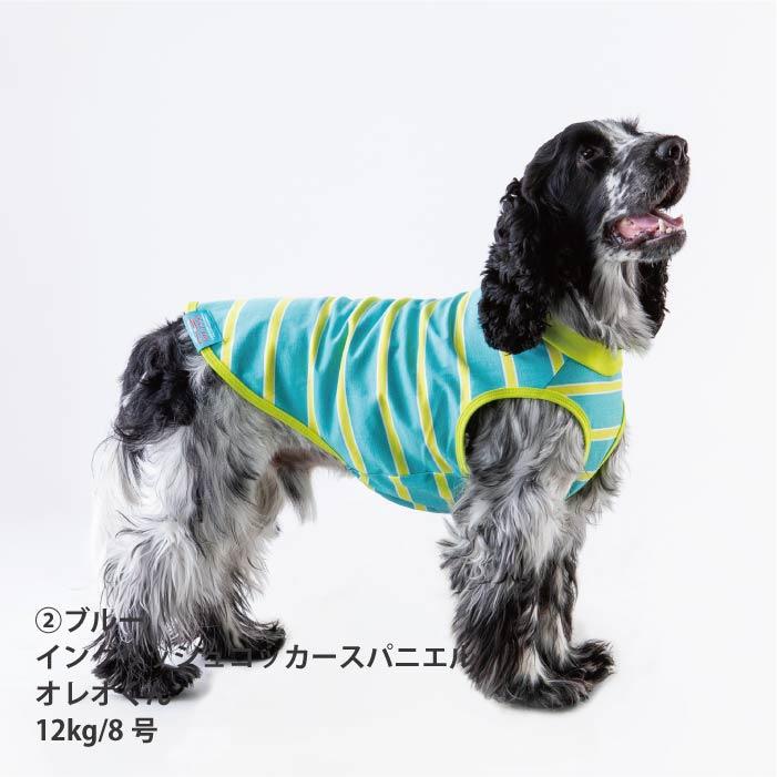 VERY 犬服 熱中症対策 接触冷感 コットンボーダータンクトップ 大型犬