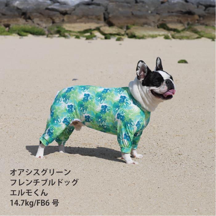VERY 犬服 熱中症対策 接触冷感 リラックスクールロンパース オアシス