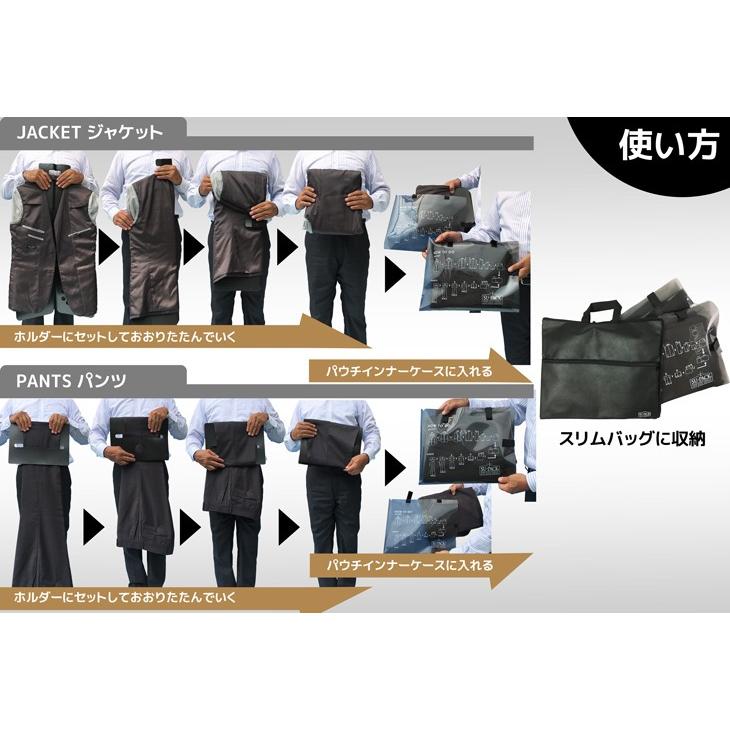 SU-PACK1/6 Clean NavyBlue (スーパック1/6 クリーン ネイビーブルー)スーツを6分の1のサイズに収納 超コンパクトガーメントバック｜very-web-store｜03