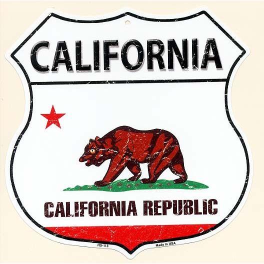 カリフォルニア州 California 標識型 州旗柄 アメリカンブリキ看板 アメリカ 雑貨 アメリカン雑貨 15 アメリカン雑貨 ベリーベリー 通販 Yahoo ショッピング