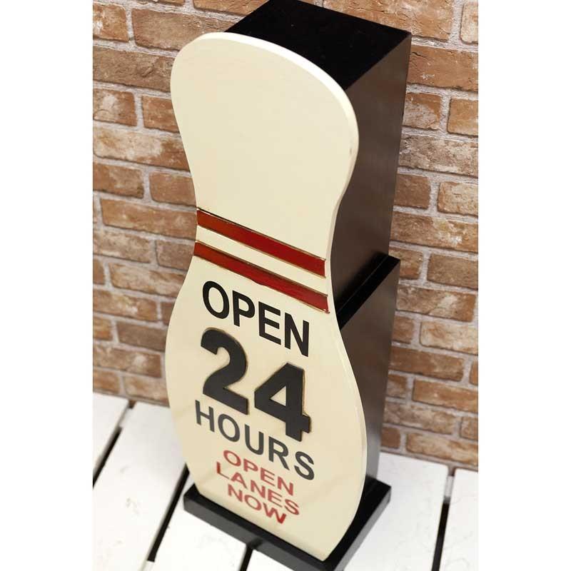 アメリカン レトロ 【送料無料】ボウリングのピン型 キャビネット
