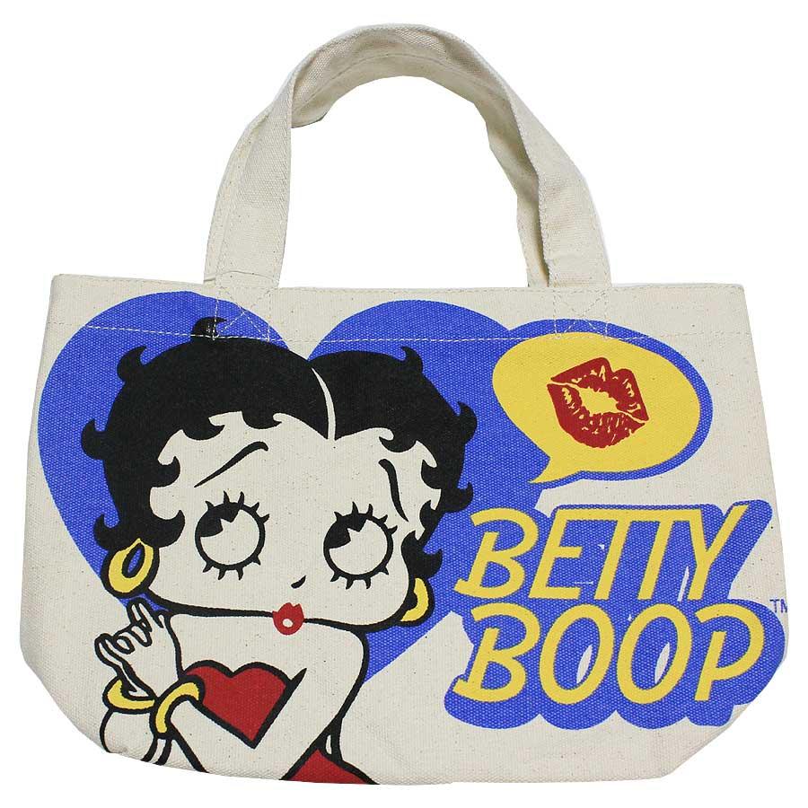 BETTY BOOP ベティ ブープ ミニトートバッグ ハート柄 Betty