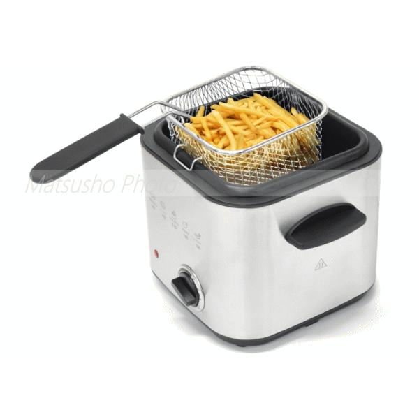 VERSOS（ベルソス） フライヤー 電気フライヤー 揚げ物調理 卓上サイズ