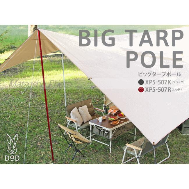 DOD（ディオーオーディー） タープポール タープ ポール 軽くて頑丈な