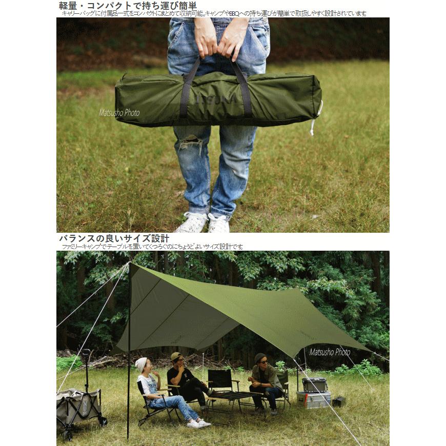 DOD いつかのタープ ヘキサタープ ファミリーキャンプ カーキ 【公式通販】