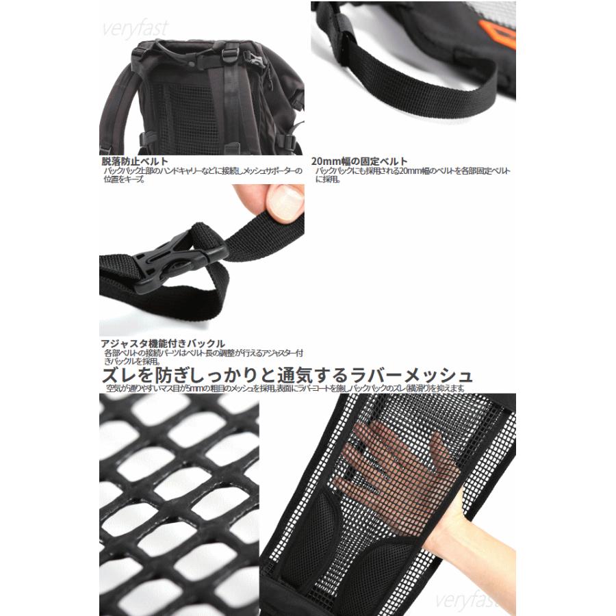 ドッペルギャンガー（DOPPELGANGER） メッシュサポーター バックパック