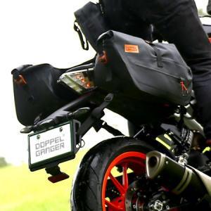 DOPPELGANGER バイク用バッグ サイドバッグ 防水サイドバッグ シートバッグ カバン ターポリン素材 ターポリンサイドバッグ 25 スポーツ DBT577-BK ブラック の商品画像