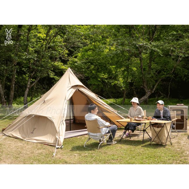 DOD ワンポールテント 4人用 テント TC素材 ピラミッド型 DOD ワンポールテント 4人用 テント TC素材 ピラミッド型