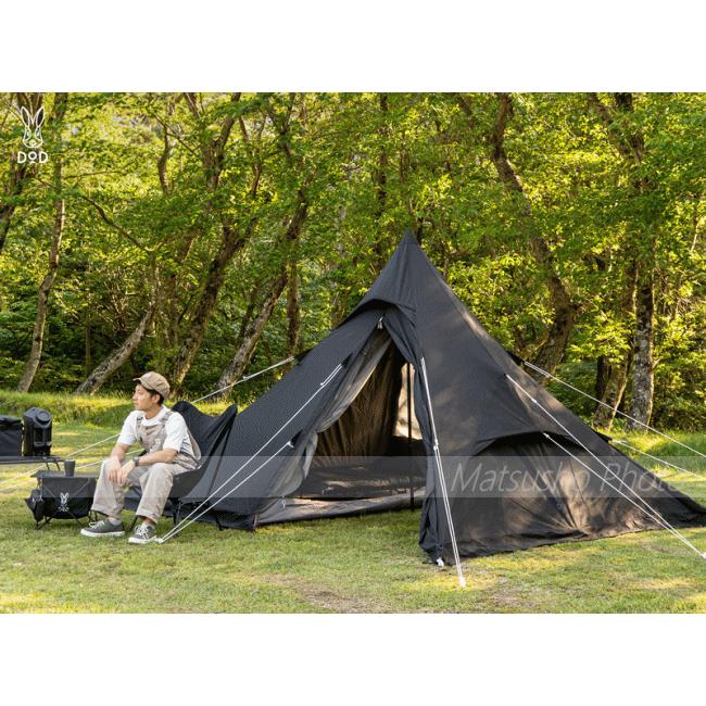 DOD ワンポールテント 4人用 テント TC素材 ピラミッド型 DOD ワンポールテント 4人用 テント TC素材 ピラミッド型