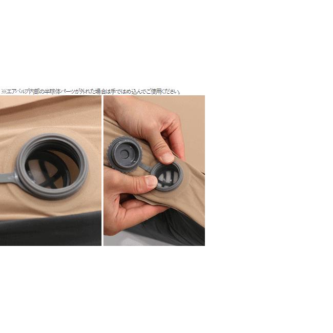 DOD マット セミダブルサイズ 自動膨張式 インフレータブルマット オートマチックエアバルブ 丸洗いOK アウトドア ソトネノキワミM（マクラなし）CM2-650-TN-NPの画像