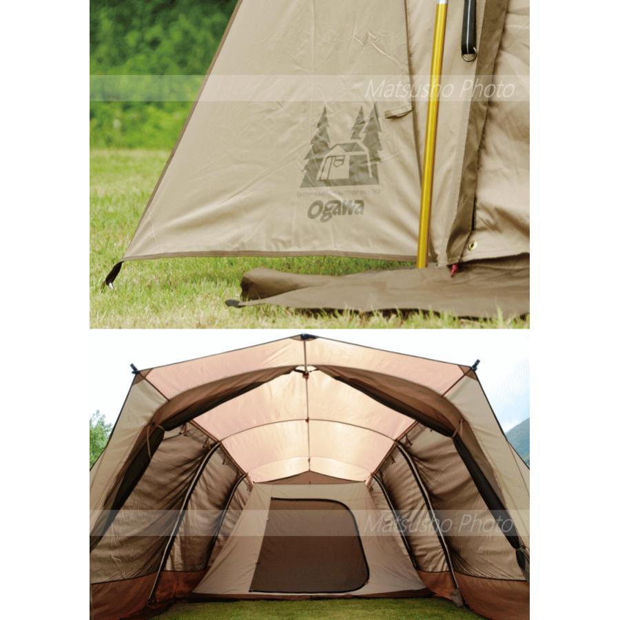 ogawa キャンパル テント 5人用 全天候型テント トンネル型テント