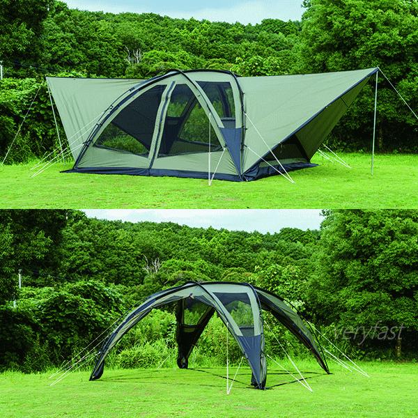 ogawa オガワキャンパル シェルター ドームシェルター ドーム型 テント 日除け 日よけ アウトドア キャンプ CAMPAL JAPAN アステロイド 3305の画像
