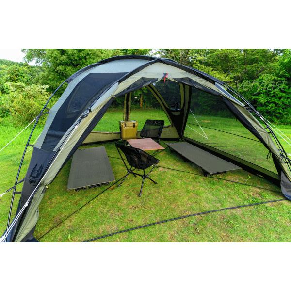 ogawa オガワキャンパル シェルター ドームシェルター ドーム型 テント 日除け 日よけ アウトドア キャンプ CAMPAL JAPAN アステロイド 3305の画像