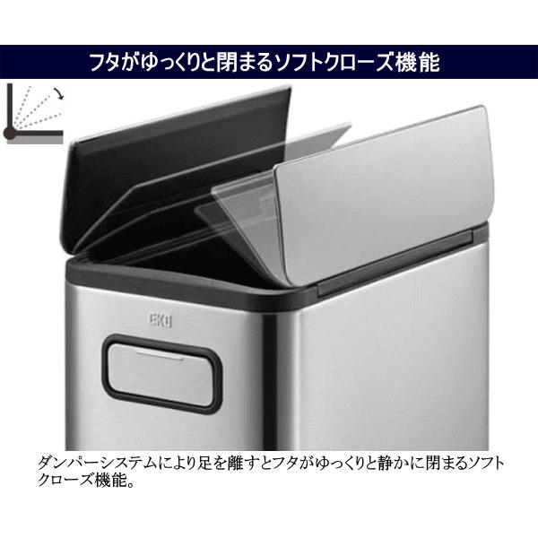 EKO（イーケーオー） ゴミ箱 レビュー特典付き ごみ箱ペダル式 両開き
