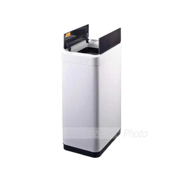 EKO ゴミ箱 ダストボックス センサー式 乾電池式 自動開閉 両開き ごみ箱 大容量 角型 ファントム X センサービン 45L インナーなし EK9261P-45L-WH ホワイト_3