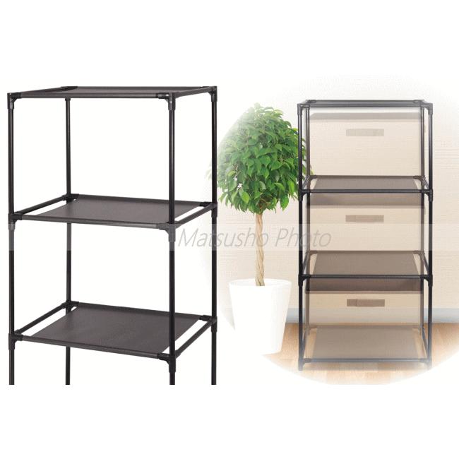 HAC ハック ラック 収納ラック 3段 スチールラック 収納ボックス