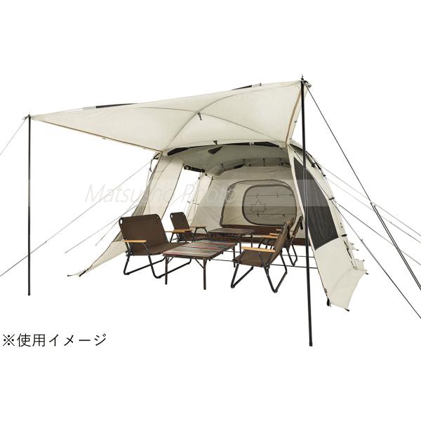 ロゴス テント 2ルームテント 大型テント 吊り下げ式インナーテント 収納バッグ付き LOGOS PREMIUM グランベーシック PANELドゥーブル WXL-BC 71101004の画像