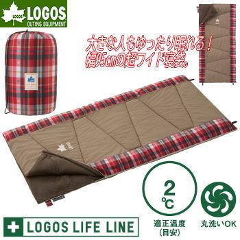 LOGOS（ロゴス） 寝袋 シュラフ 封筒型寝袋 封筒型シュラフ 超ワイド