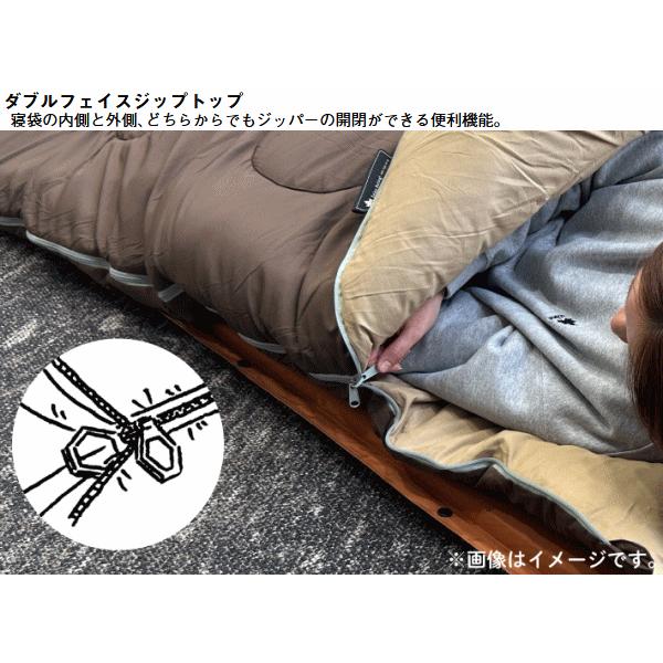 LOGOS（ロゴス） 寝袋 シュラフ 封筒型 うさみみ付 ラビットファー