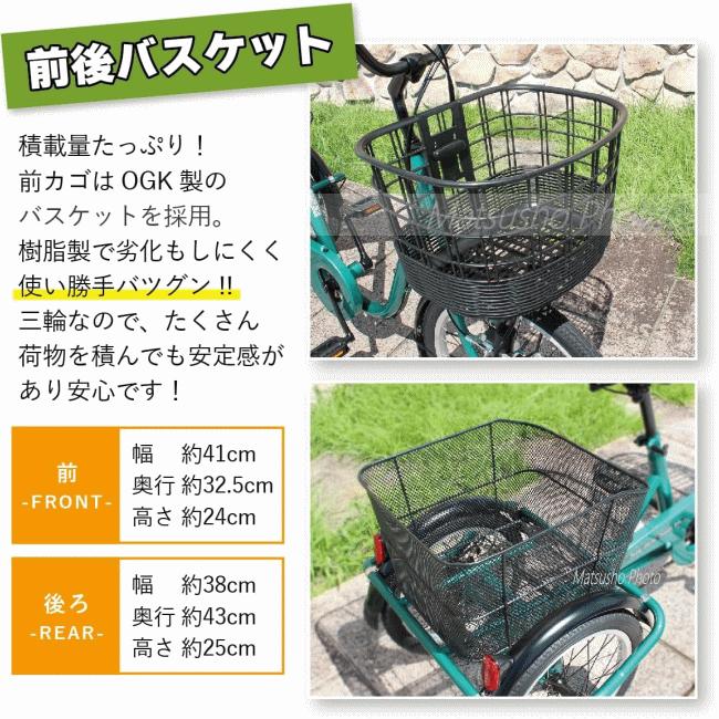 ミムゴ SWING CHARLIE スイング機能付 三輪自転車 MG-TRE20L グリーン