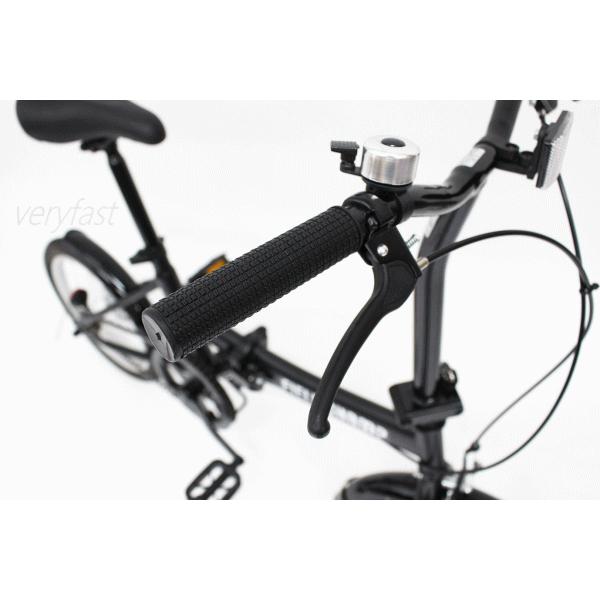 ミムゴ メーカー直送 自転車 折り畳み自転車 16インチ ワイヤーロック