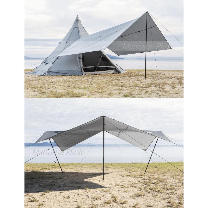 ストーブテントノナT/C用 タープ 大型タープ アウトドア