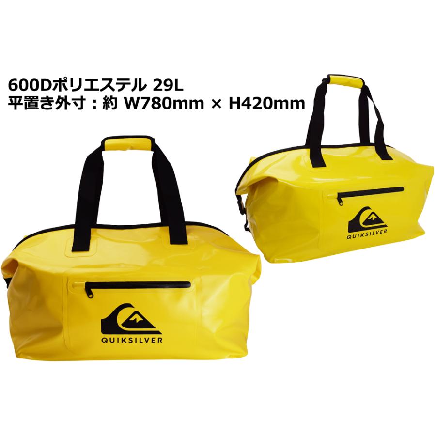 QUIKSILVER クイックシルバー DRY DUFFEL WET BAG 29L ドライバッグ 防水バッグ ウェットバッグ アウトドア
