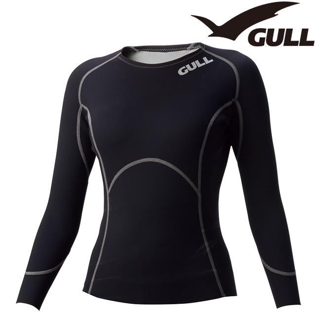 GULL ガル GW-6598C 1mm SCS ロングスリーブ レディース 1mm SCS LONG SLEEVE ウェットスーツ インナー ダイビング 長袖 保温インナー