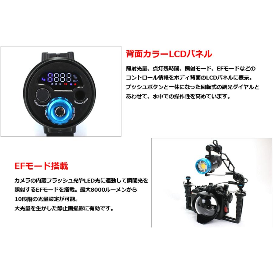 Fisheye フィッシュアイ WEEFINE WF Solar Flare 7000S 水中ライト 