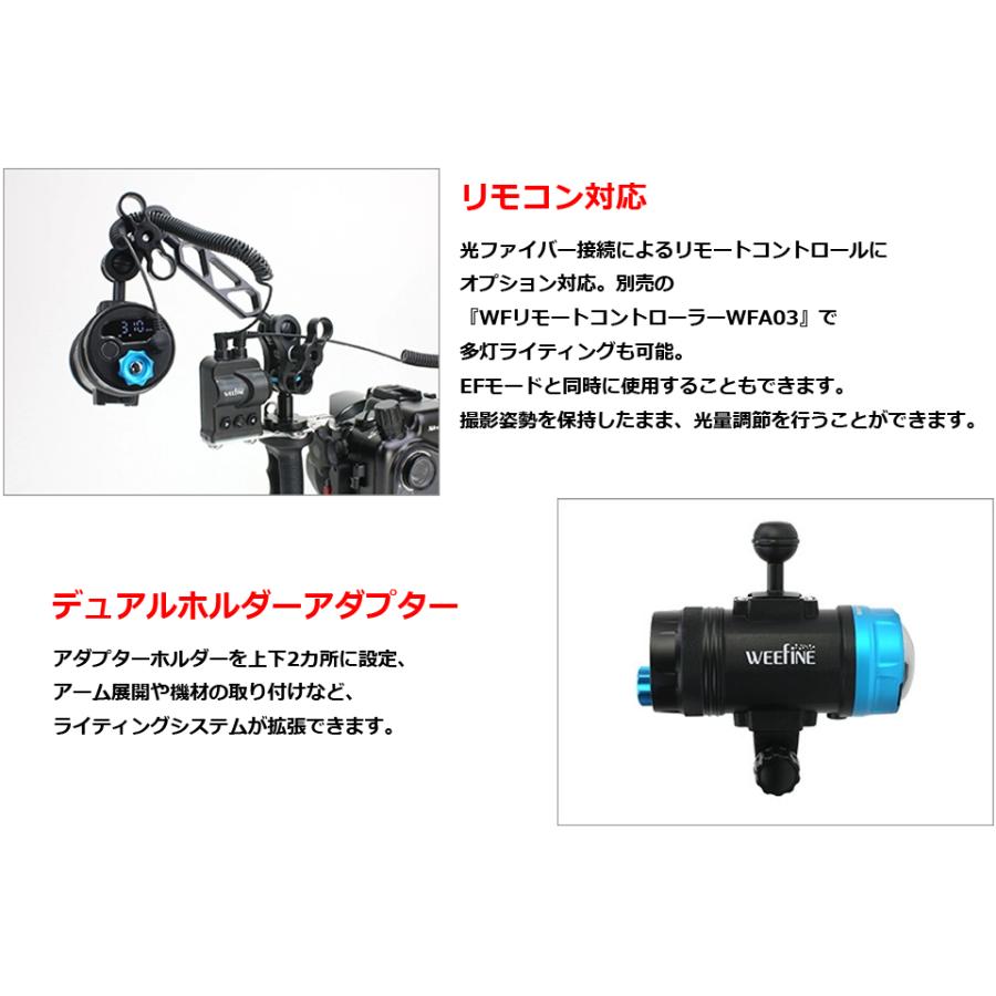 Fisheye フィッシュアイ WEEFINE WF Solar Flare 7000S 水中ライト 