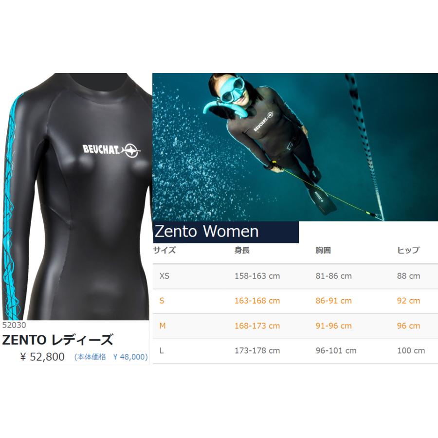 BEUCHAT ブシャ ブッシャー ZENTO 女性 レディース ネオプレーン BEUCHAT ブシャ ブッシャー ZENTO 女性 レディース ネオプレーン