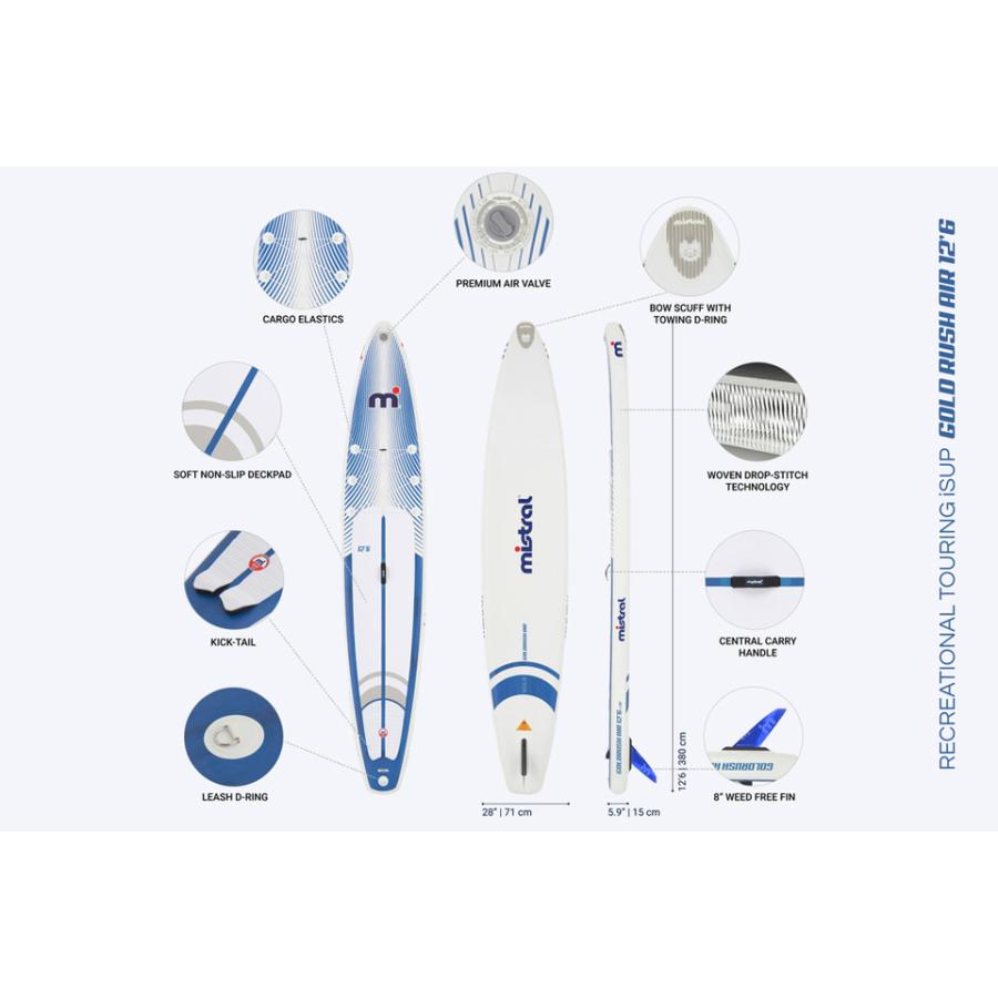 サップ  SUP   ミストラル インフレータブルSUP    定価11万円（税込） MISTRAL ミストラル インフレータブル SUP サップ ゴールドラッシュ