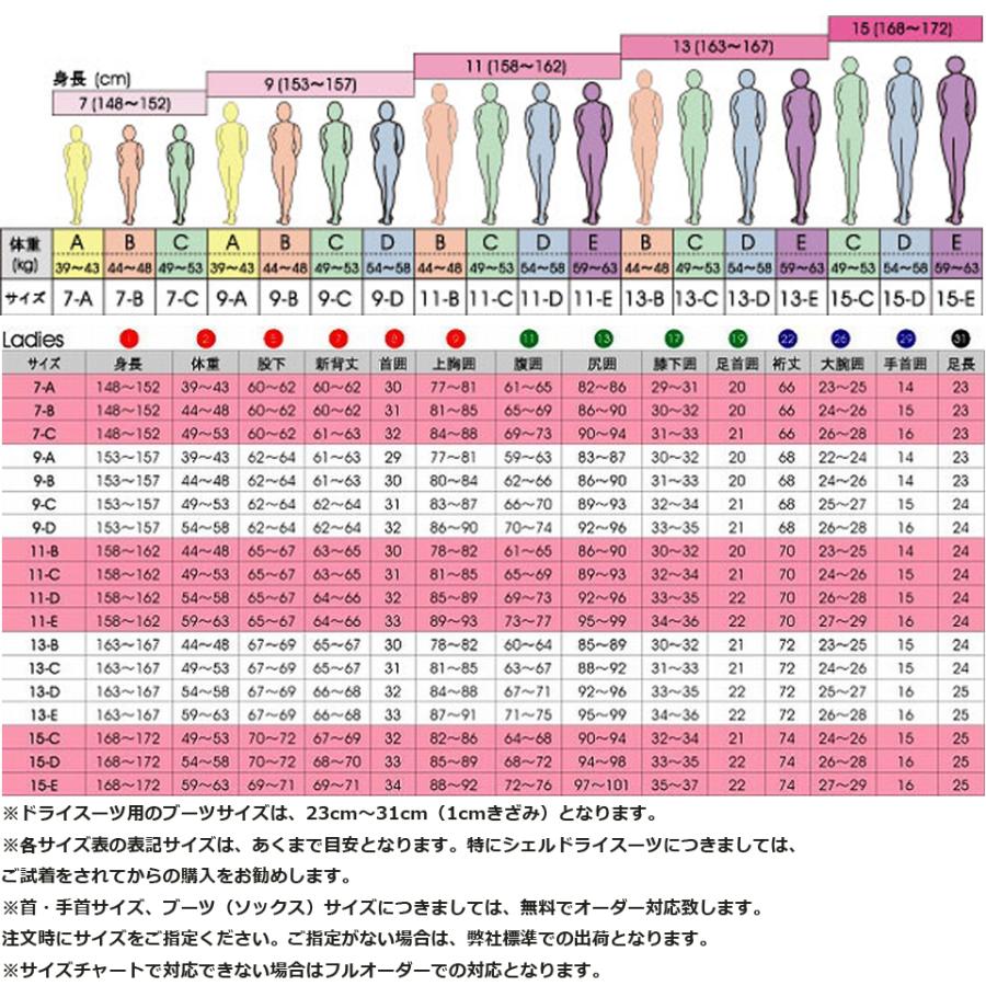 apollo アポロ 日本潜水機 apollo-dry Basic ADB-103 ドライスーツ ダイビング 3.5ｍｍ 3.5ミリ ネオプレーンドライ サイズオーダー 既製サイズ カラーオーダー | apollo（ダイビング） | 05