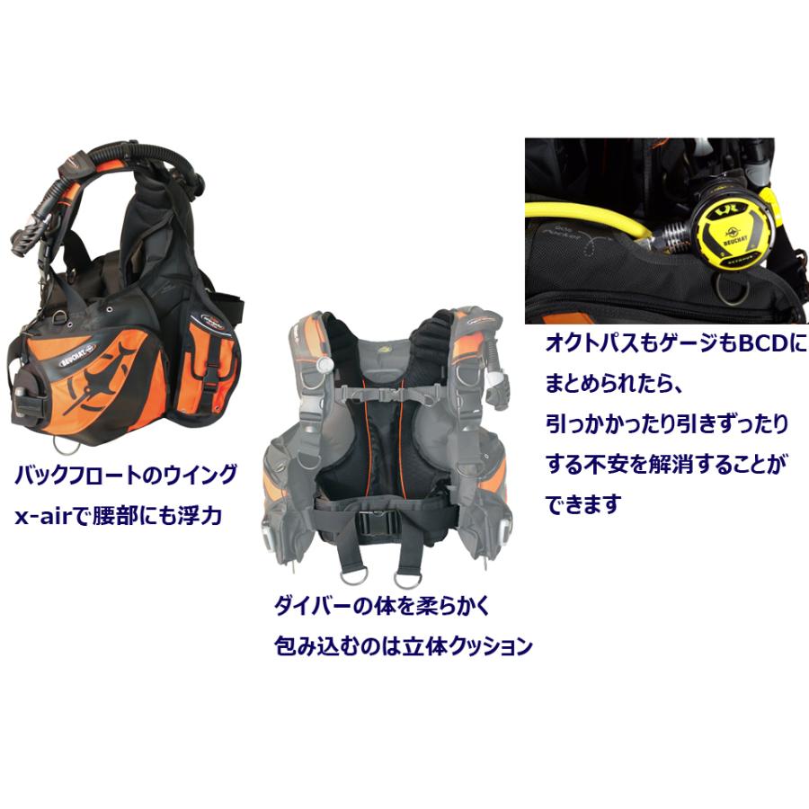 ブシャ ブッシャー BEUCHAT MASTERLIFT X-AIR COMFORT ダイビング 