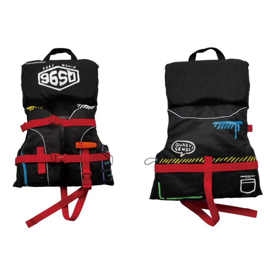QUAKYSENSE クエーキーセンス 子ども BABY WILLOW VEST (USCG) BV62 フローティングベスト キッズ ジュニア ライフベスト ライフジャケット|verygood|02
