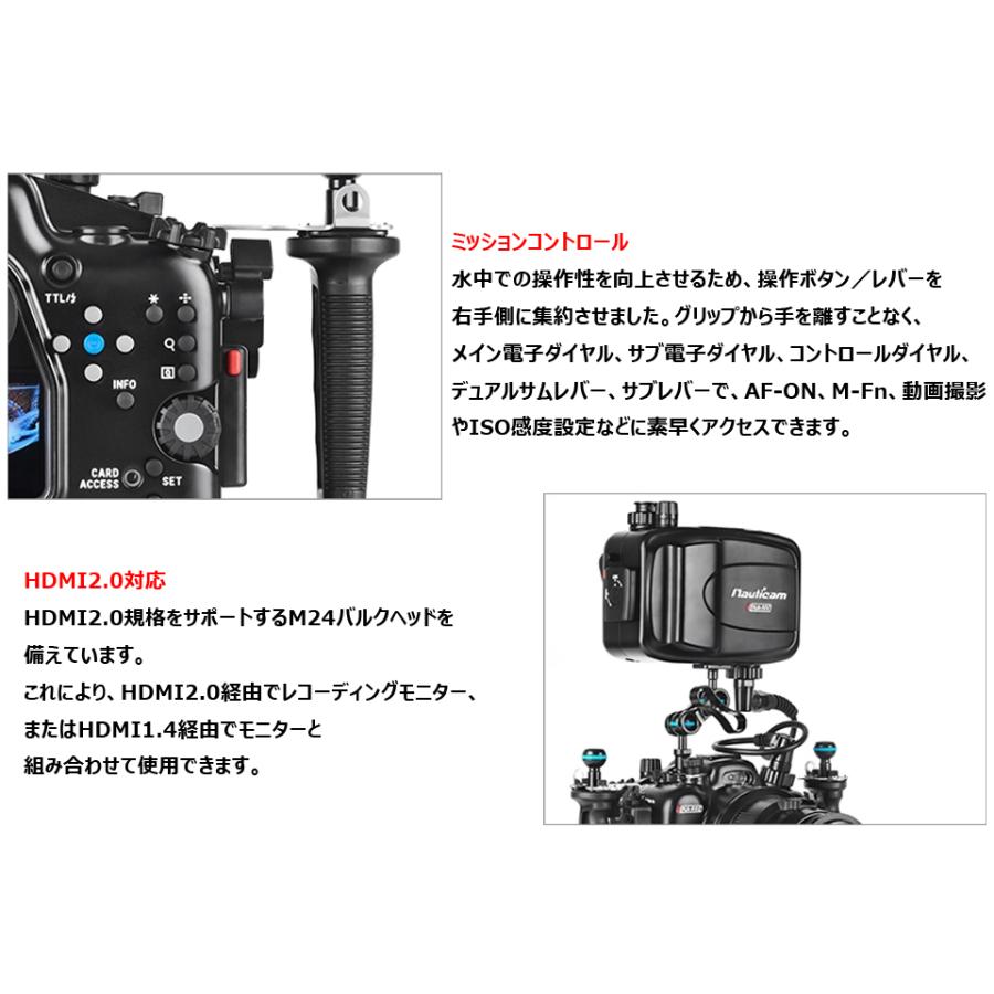 Nauticam ノーティカム Canon EOS R6 Mark IIハウジング NA II Nauticam ノーティカム Canon EOS R6 Mark IIハウジング NA II