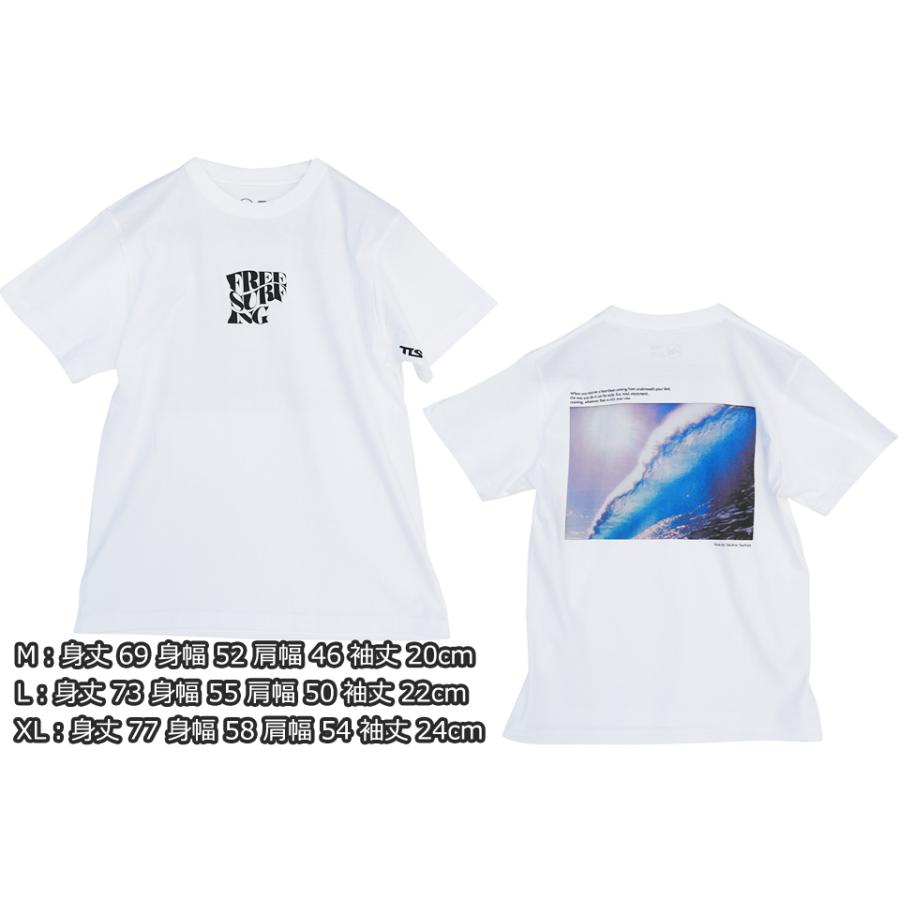 TLS TLS T-SHIRTS FREE SURFING WHITE 土屋高弘 Tシャツ サーフィン