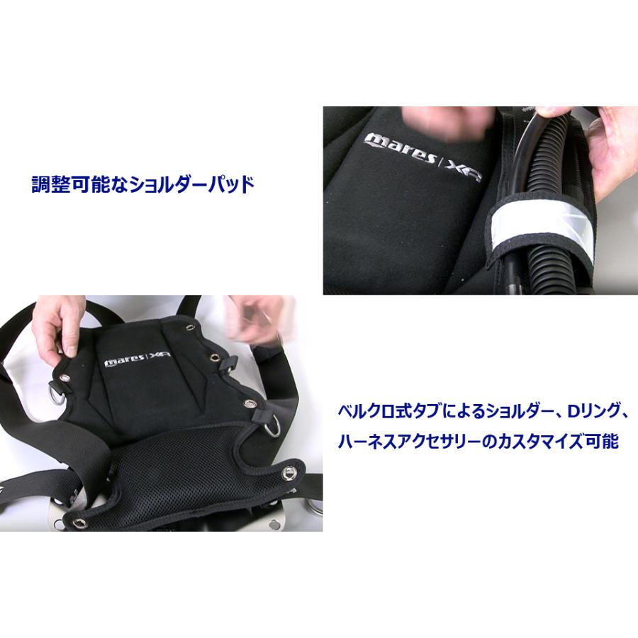mares（マレス） 417504 デラックス パディング BCD バックフロート 