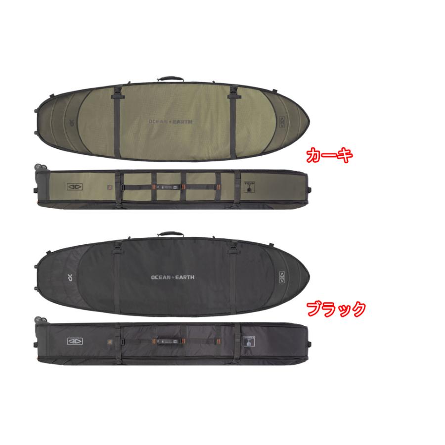 OCEAN&EARTH HYPA FISH/SHORT TRAVEL COVER WHEEL 3BOARD サーフボード ボードケース ハードケース サーフィン カバー ボードカバー フィッシュショート 3本 | OCEAN＆EARTH | 02