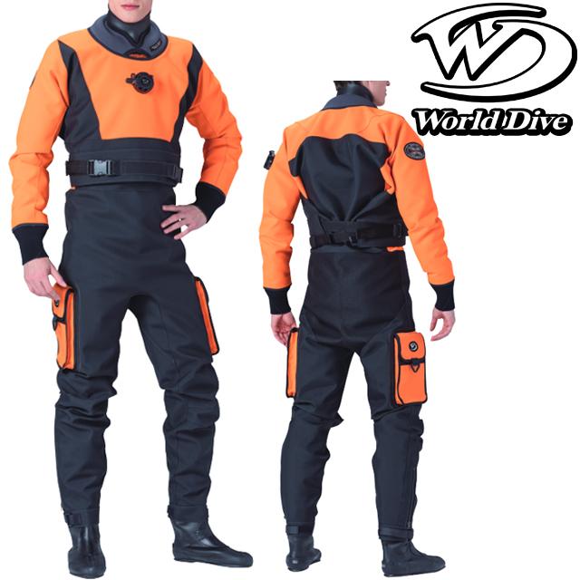 World Dive IC7200-PROR ダイビング ドライスーツ シェルドライ