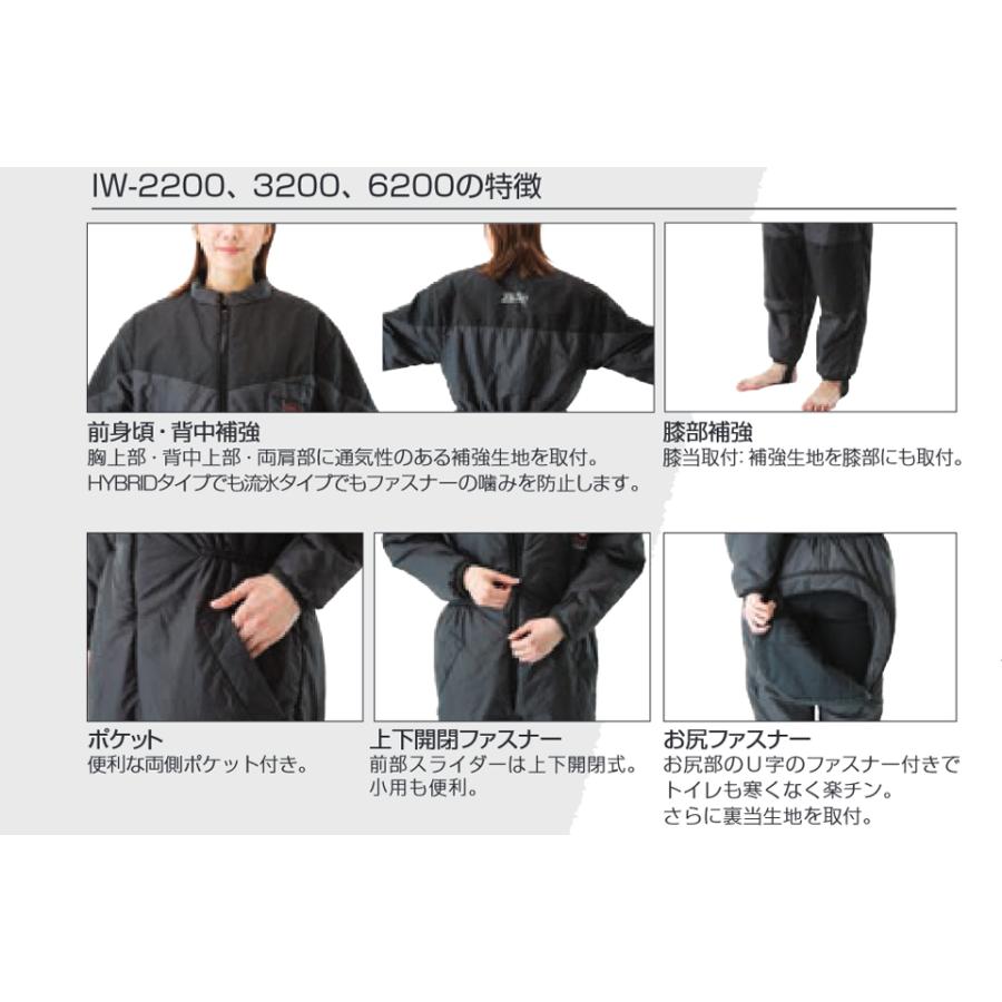 ZERO ZERO IW-2200 ワンピース ダイビング ドライスーツ ゼロ ドライ