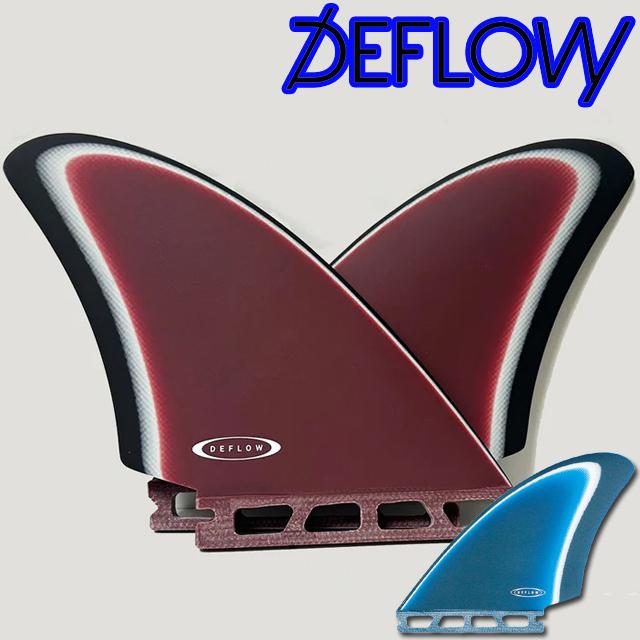 DEFLOW デフロウ MID FIBERGLASS サーフボード フィン ボードフィン